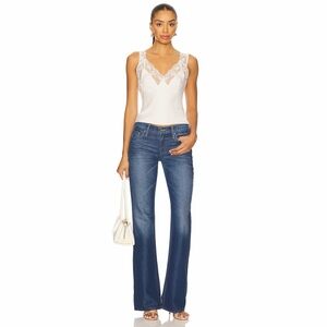 NWT MOTHER SNACK TakeOut Flare Jeans in Scrumptious Wash sz 27
